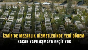 İzmir'de mezarlıklara örnek olacak yeni model