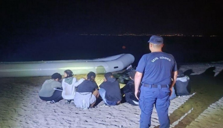 İzmir'de Sahil Güvenlikten düzensiz göçmen operasyonu