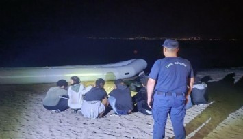 İzmir'de Sahil Güvenlikten düzensiz göçmen operasyonu