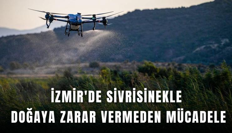 İzmir'de sivrisinekle doğaya zarar vermeden mücadele
