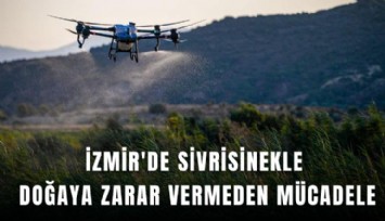 İzmir'de sivrisinekle doğaya zarar vermeden mücadele