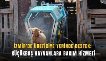 İzmir’de üreticiye yerinde bakım hizmeti
