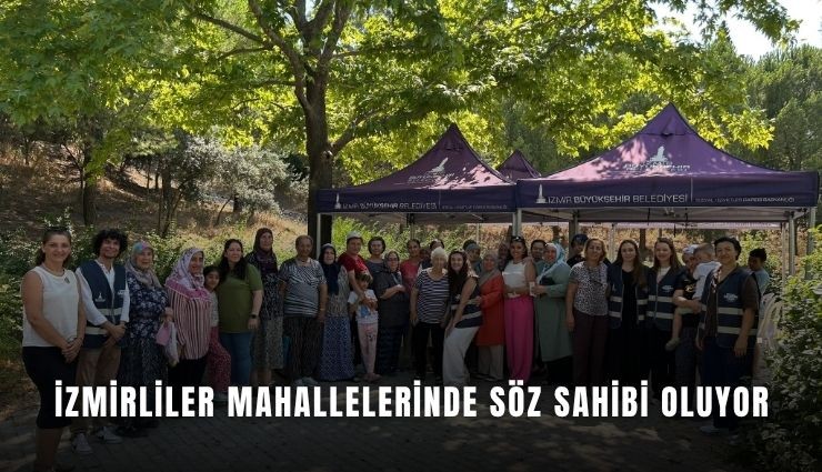 İzmirliler mahallelerinde söz sahibi