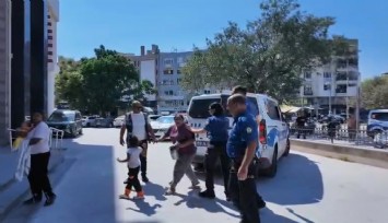 Kuşadası’nda zabıtaya saldırı: 2 dilenci tutuklandı