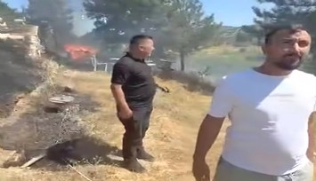 Kütahya'da yangın faciası son anda önlendi