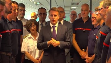 Macron’dan kritik yangın açıklaması: 116 bin hektar kül oldu