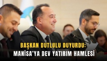 Manisa Büyükşehir'den dev yatırım