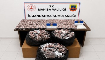 Manisa’da dev uyuşturucu operasyonu: Bir araçtan 59 bin 212 hap çıktı