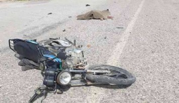 Manisa'da otomobil ile motosiklet çarpıştı