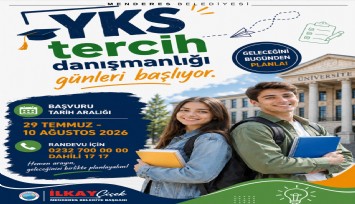 Menderes Belediyesi'nden YKS tercih döneminde ücretsiz danışmanlık