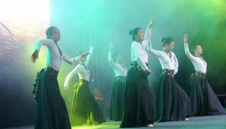 Muğla'da Çin dansıyla görsel şölen