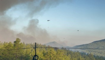 Muğla'da yangın seferberliği sürüyor