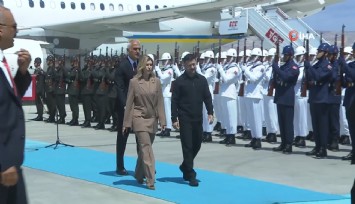Ukrayna Devlet Başkanı Zelenski NATO Zirvesi için Ankara’da