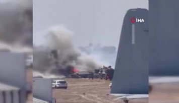 ABD'de F-35B savaş uçağı askeri üsse düştü