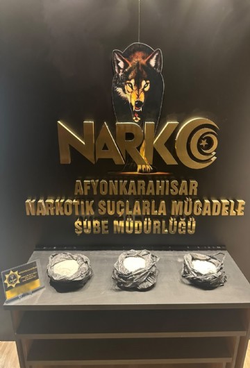Afyonkarahisar'da 5 kilogram uyuşturucuyla yakalandı