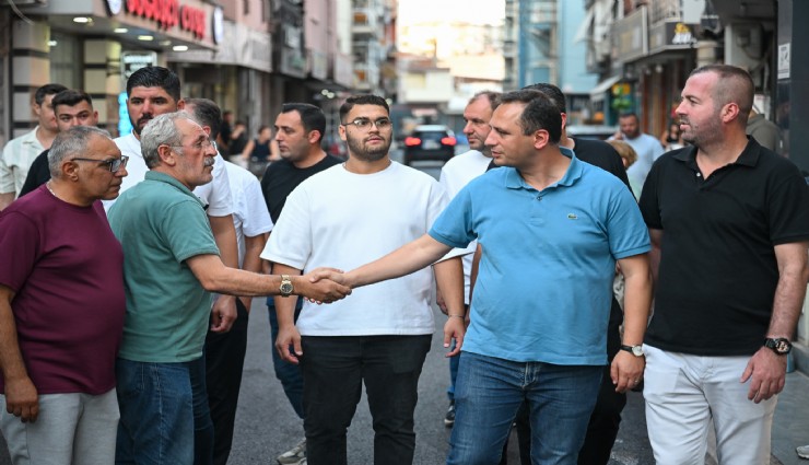 Başkan Eşki Çamdibi’nde esnaf ve vatandaşlarla buluştu