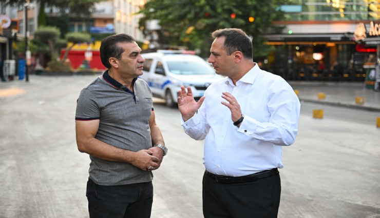 Başkan Eşki, Küçükpark'ta temizlik çalışmalarını yerinde inceledi