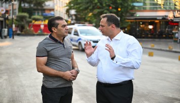 Başkan Eşki, Küçükpark'ta temizlik çalışmalarını yerinde inceledi