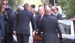 Bişkek’te Erdoğan için Dombra çalındı