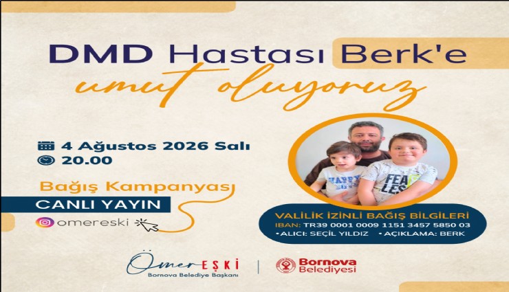 Bornova'da Berk Yıldız için dayanışma