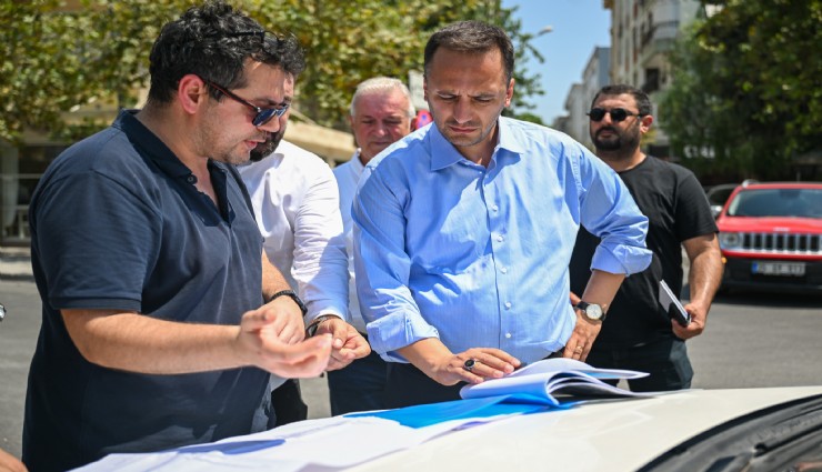 Bornova merkezinde kapsamlı yenileme çalışması başladı