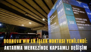 Bornova’nın en işlek noktası yenilendi