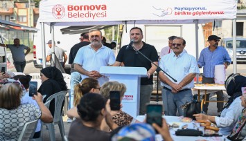 Bornova’nın kent bostanında ilk hasat coşkusu