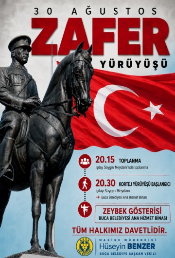 Buca’da 30 Ağustos coşkusu kortejle yaşanacak