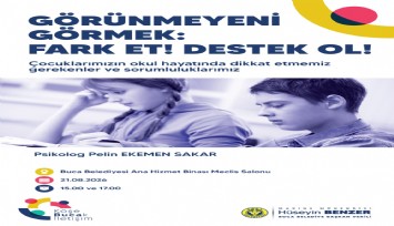 Buca’da çocukların okul yaşamına yönelik farkındalık semineri