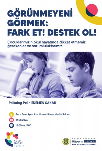 Buca’da çocukların okul yaşamına yönelik farkındalık semineri