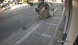 Buca’da faciadan dönüldü: Fırlayan tanker yayayı eziyordu