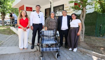 Buca'da plastik kapaklarla güçlü dayanışma