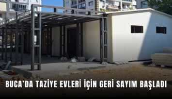 Buca’da taziye evleri için geri sayım başladı