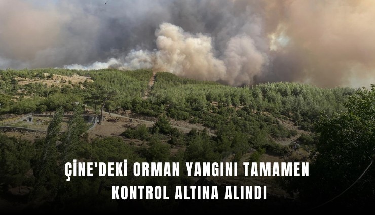 Çine'deki orman yangını tamamen kontrol altına alındı