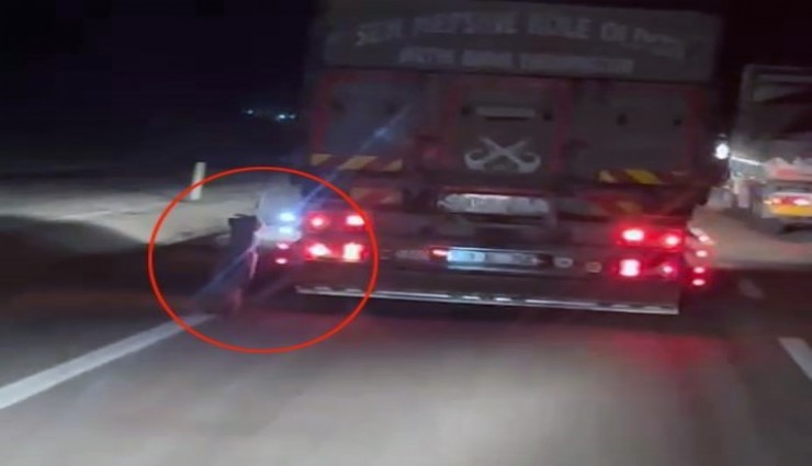 Denizli’de vahşet kamerada: Köpeği kamyonete bağlayıp sürükledi