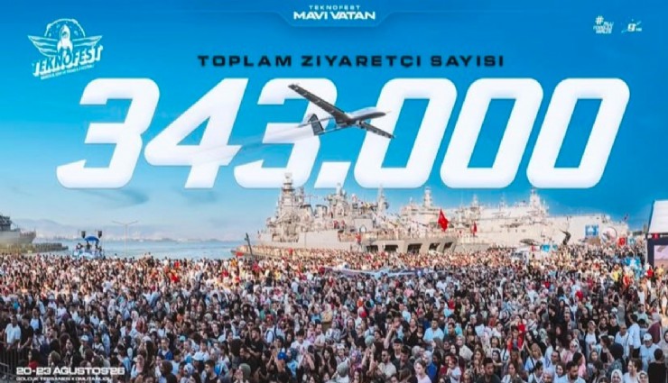 Gölcük’te TEKNOFEST rüzgarı esti: 343 bin ziyaretçi geldi