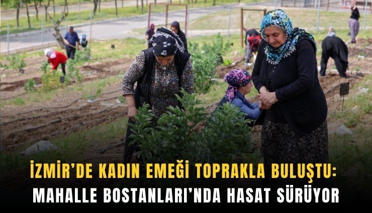 İzmir’de kadın emeği toprakla buluştu
