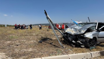 Kütahya'da feci kaza: 1 kişi hayatını kaybetti, 5 kişi yaralandı
