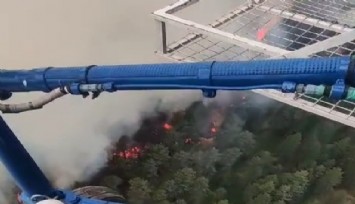 Kuyucak'ta orman yangını: 17 hava aracıyla müdahale sürüyor