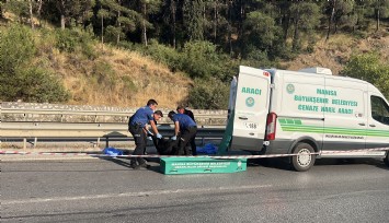 Manisa'da korkunç kaza: Motosiklet sürücüsü hayatını kaybetti