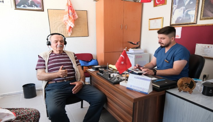 Menemen'de örnek sağlık testi