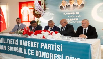 MHP Sarıgöl’de kongre heyecanı: Yeni başkan belli oldu