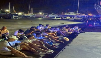 Muğla'da düzensiz göçmen operasyonu