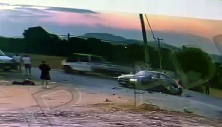 Muğla'da genç motosikletlinin kaza anları ortaya çıktı