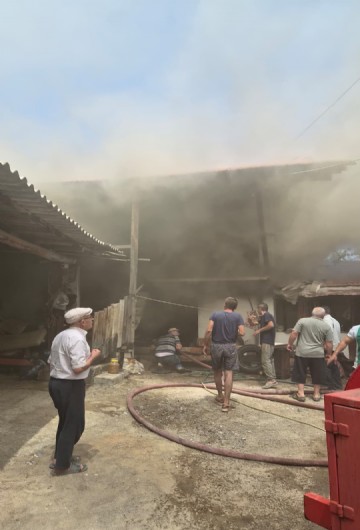 Muğla'da korkutan ev yangını