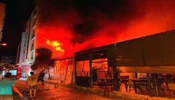Muğla’da yangın paniği: İşyeri alevlere teslim oldu