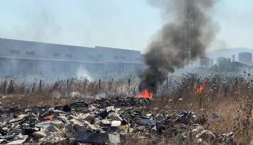 Turgutlu'daki yangında kimyasal madde ihtimali araştırılıyor
