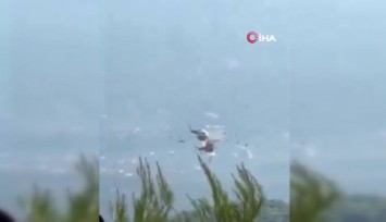Yunanistan’da iki yangın söndürme helikopteri çarpıştı