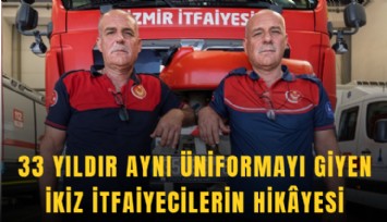 33 yıldır aynı üniformayı giyen ikiz itfaiyecilerin hikyesi