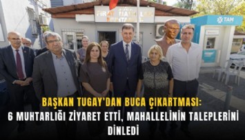 Başkan Tugay'dan Buca çıkartması